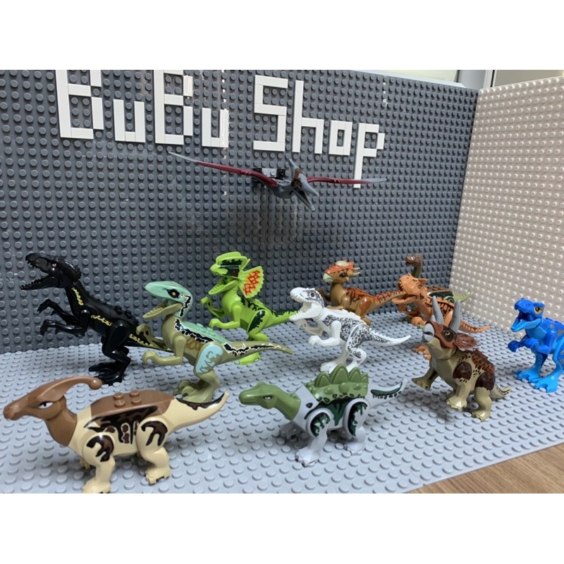 Lego khủng long - Mô hình khủng long Dinosaur Figures Jurassic World - Đồ chơi xếp hình lắp ráp sáng tạo Minifigures