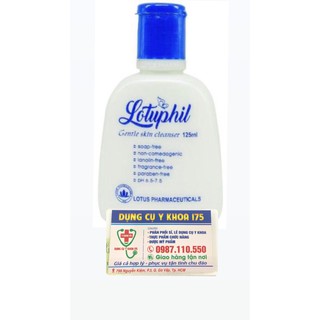 Sữa rửa mặt dịu êm Lotuphil 125ml - Sát khuẩn - Tẩy nhờn