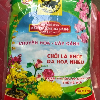 Phân NPK Đầu trâu đa năng 17-12-7 1kg