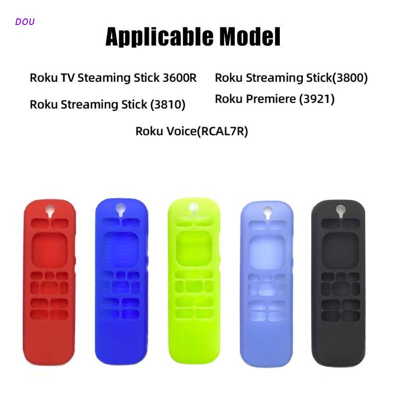 Vỏ Silicon Mềm Bảo Vệ Điều Khiển Từ Xa Chống Bụi Cho Tcl-Roku 3600r Rcal7R 3921 3800 3810