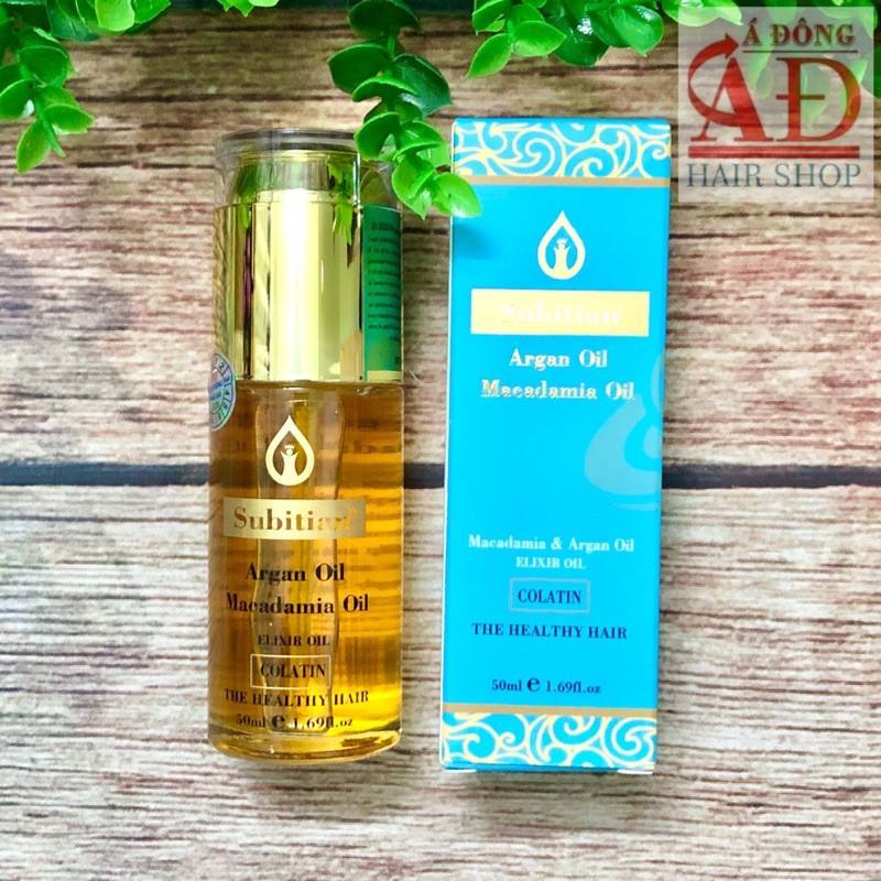 (HOT) Tinh dầu Subitian Argan Oil Macadamia 50ml Italy [ Chính hãng ]