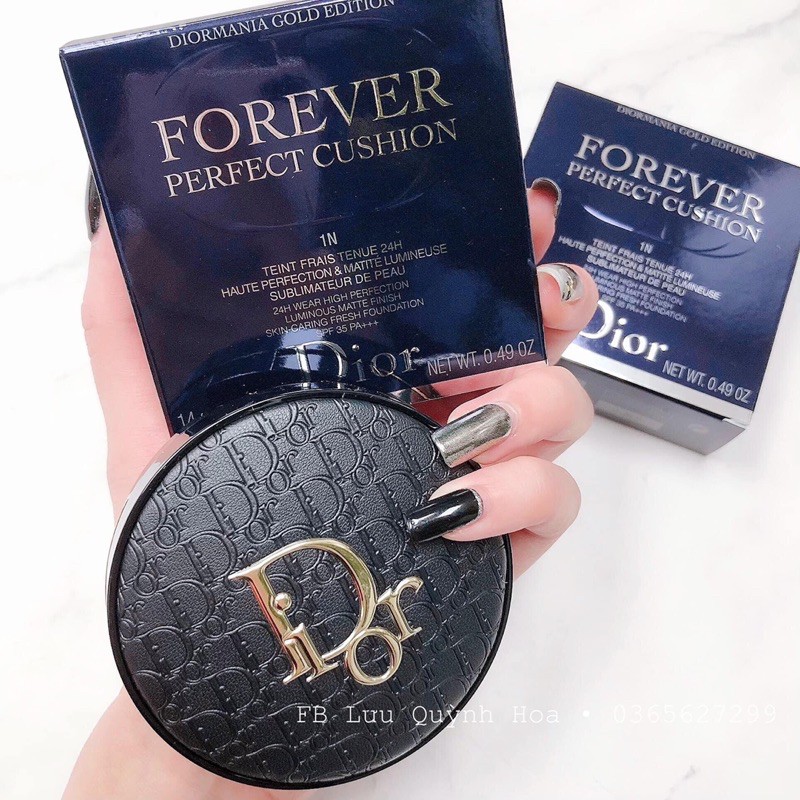 Phấn nước Dior Perfect Cushion Mania Gold Limited vỏ da 0N, 1N | BigBuy360 - bigbuy360.vn