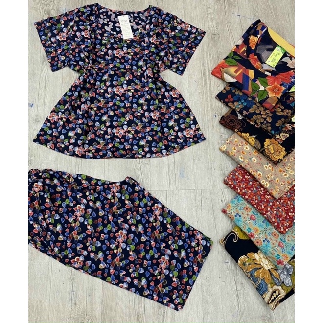 Đồ bộ tole lanh lửng trung niên hàng 2 da cao cấp