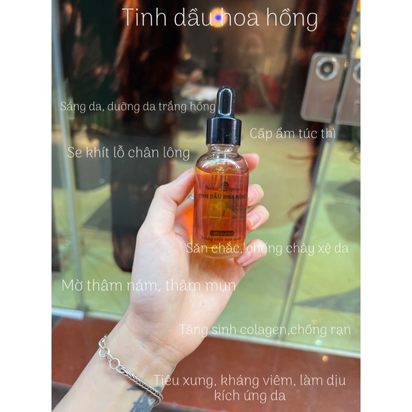 Tinh dầu handmade dưỡng da/tinh dầu nghệ/tinh dầu hoa hồng/tinh dầu hạt nho