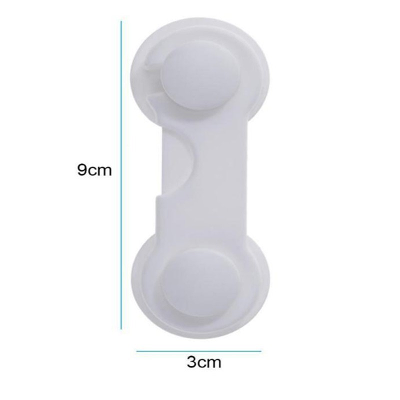 Khóa tủ an toàn cho bé giúp cố định các ngăn kéo tủ, cửa ra vào nhằm tránh trường hợp bé bị kẹt tay Dụng Cụ Khóa Cửa Tủ