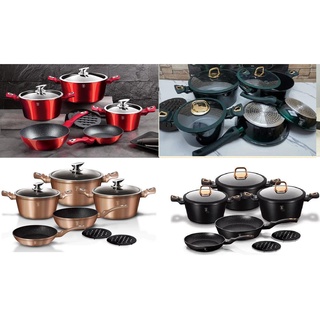 Bộ nồi 10 chi tiết berlinger haus - hàng đức chính hãng