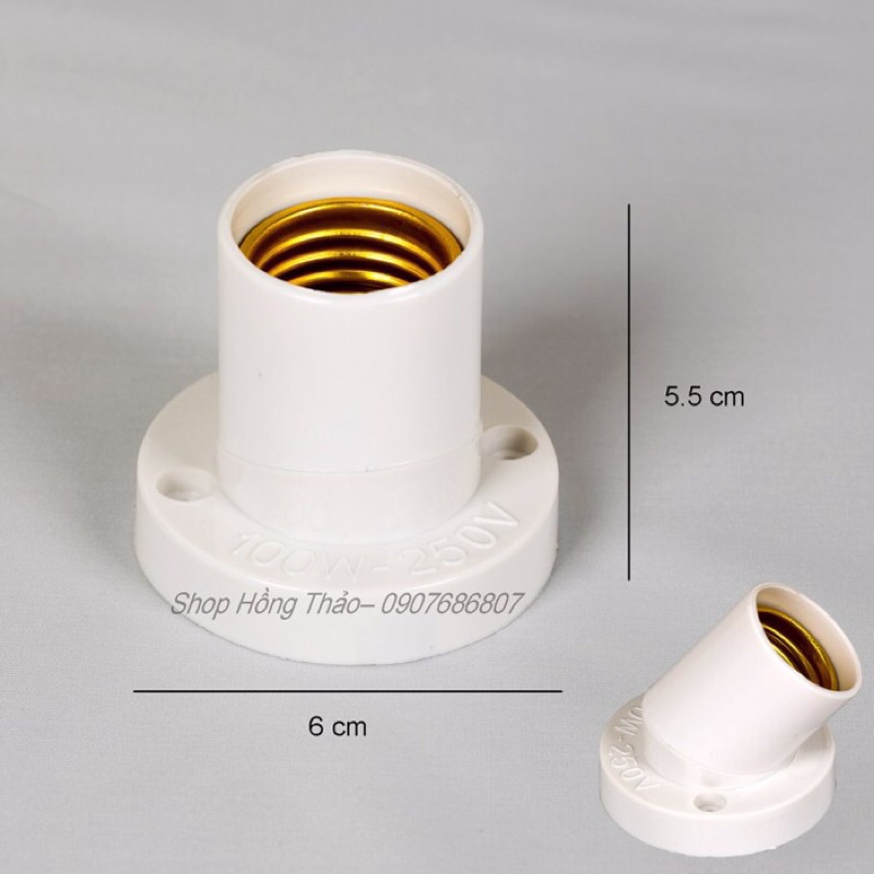 ĐUI VÁT CHÉO/ ĐUI VÁT THẲNG E27 gắn tường