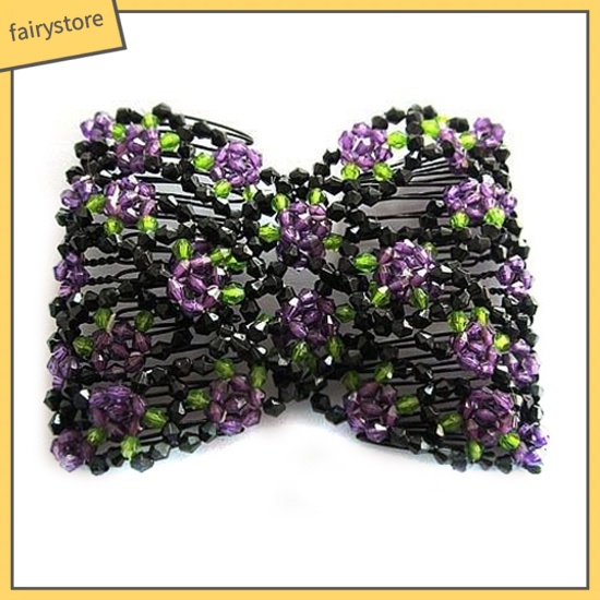 Lược cài tóc kiểu dáng hoa hồng thời trang thanh lịch dành cho nữ