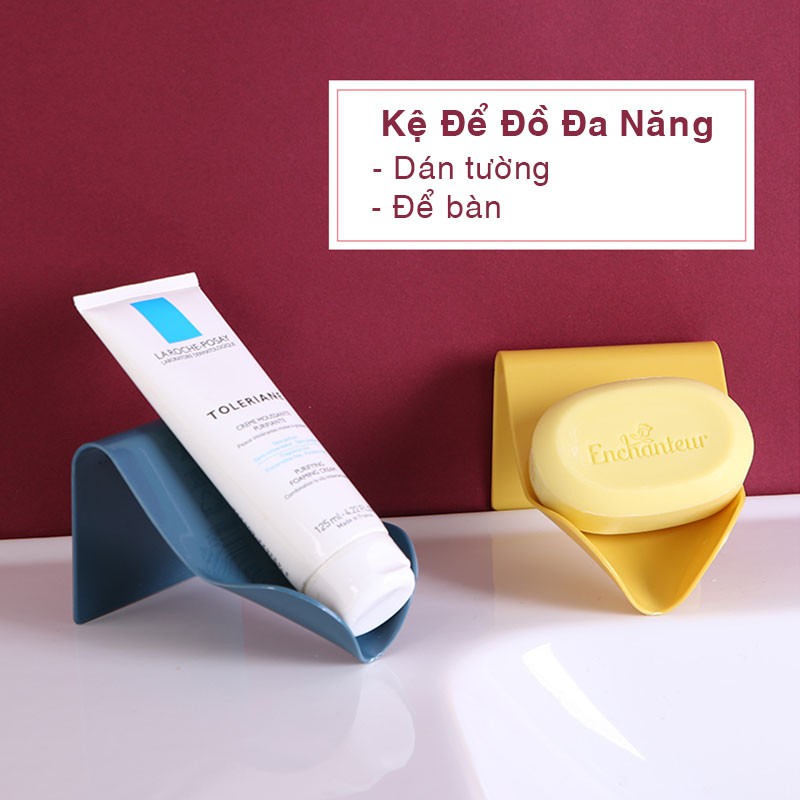 Khay kệ xà bông NGHIÊNG, khay xà bông dán tường , để bàn nhà tắm Mẫu Mới _X29