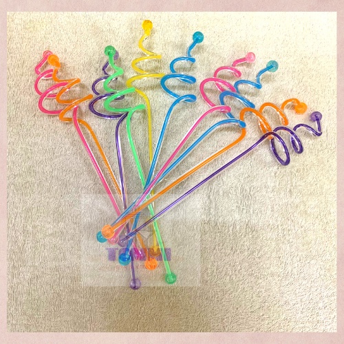 Cây Khuấy Trang Trí Cocktail, Que Khuấy Trang Trí Đủ Màu Pha Chế - Dụng Cụ Pha Chế