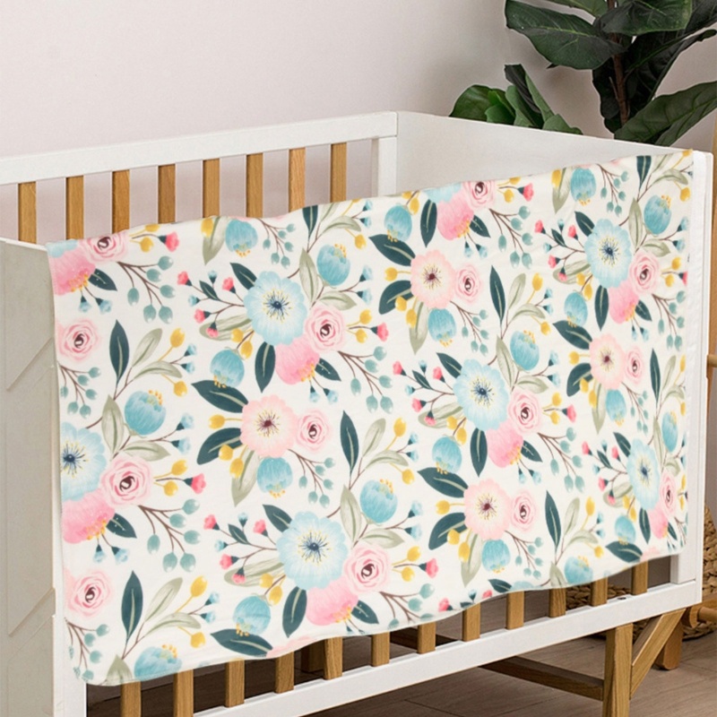 Set 3 Khăn Quấn Em Bé In Hoa Dùng Làm Đạo Cụ Chụp Ảnh Nghệ Thuật