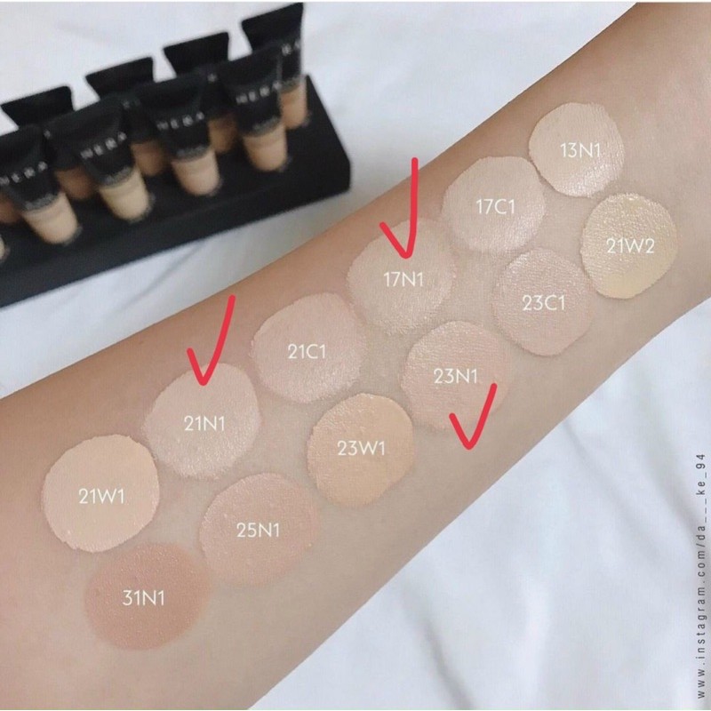 KEM NỀN BLACK HERA FOUNDATION 10ML x 3 | BigBuy360 - bigbuy360.vn