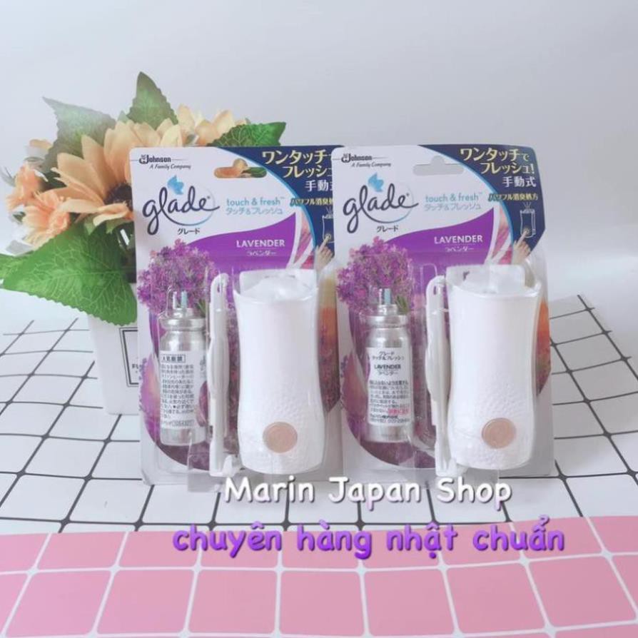 (SALE, Chuẩn store nhật) Máy xịt thơm phòng GLADE Nhật Bản + 1 lõi thay thế 14ml