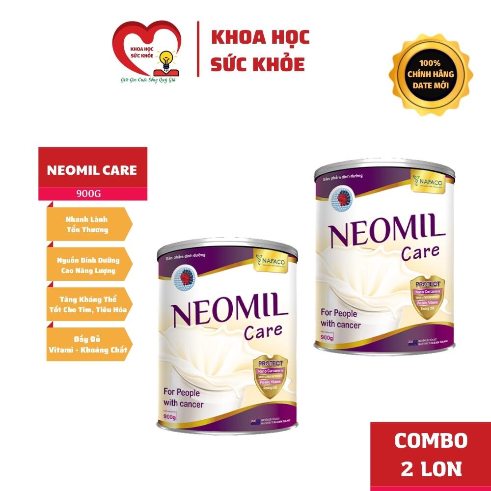 Combo 2 Lon Sữa Neomil Care 900G - Sữa Dinh Dưỡng Dành Cho Người Bị Ung Thư khoahocsuckhoe