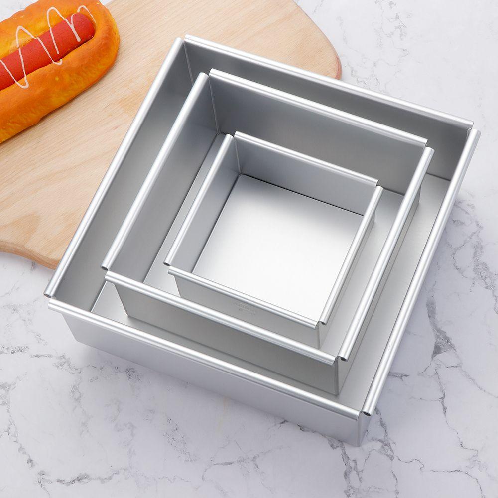 Khuôn Làm Bánh Phô Mai Hình Vuông Tiện Dụng Cho Nhà Bếp