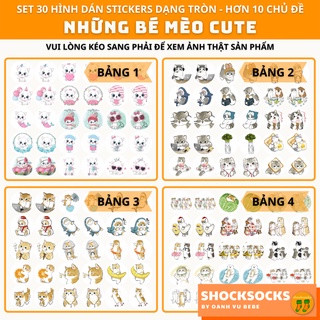 🔥30 hình dán sticker hình MÈO PUSHEEN - MÈO AMI - VÀ CÁC LOẠI MÈO KHÁC 🔥