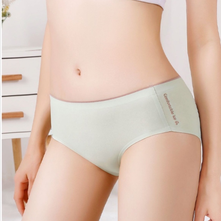 Quần Lót Nữ Đúc Su, Quần Lót Su Đáy Dán Thoáng Mát Kháng Khuẩn, Thiết Kế Trơn Thanh Lịch ZANA BRA L462