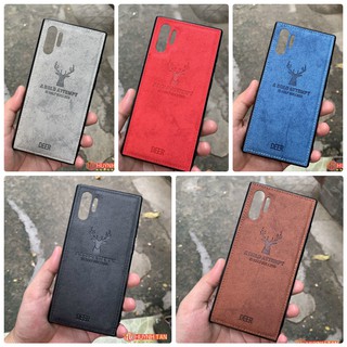 Ốp lưng samsung note 10 plus chống bám vân tay hình Nai 3D nhiều màu sắc phụ kiện điện thoại huỳnh tân store