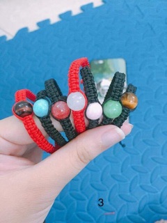Vòng tết mix đá phong thuỷ