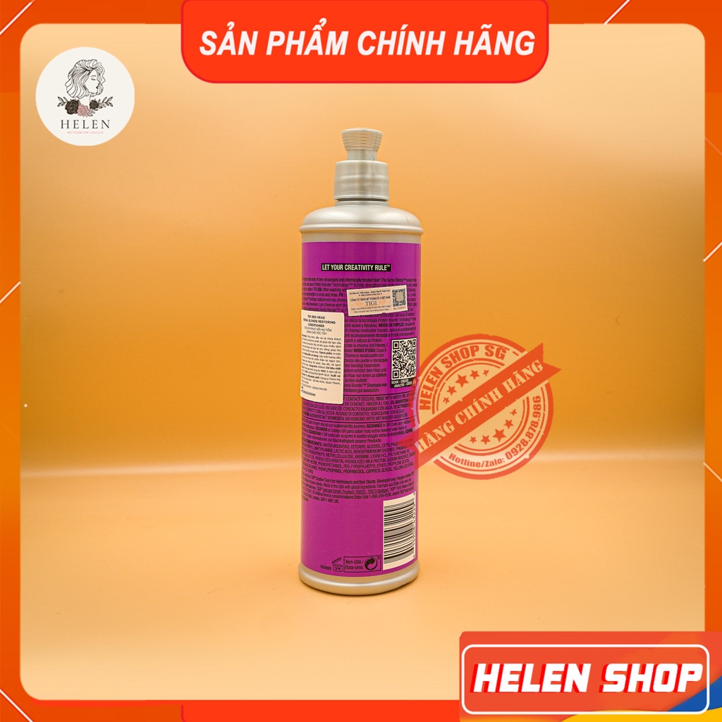 Cặp Dầu Gội Xả TIGI BED HEAD Tím Đủ Size | Phục Hồi Tóc Khô Xơ, Chẻ Ngọn, Tóc Yếu | Hàng Chính Hãng