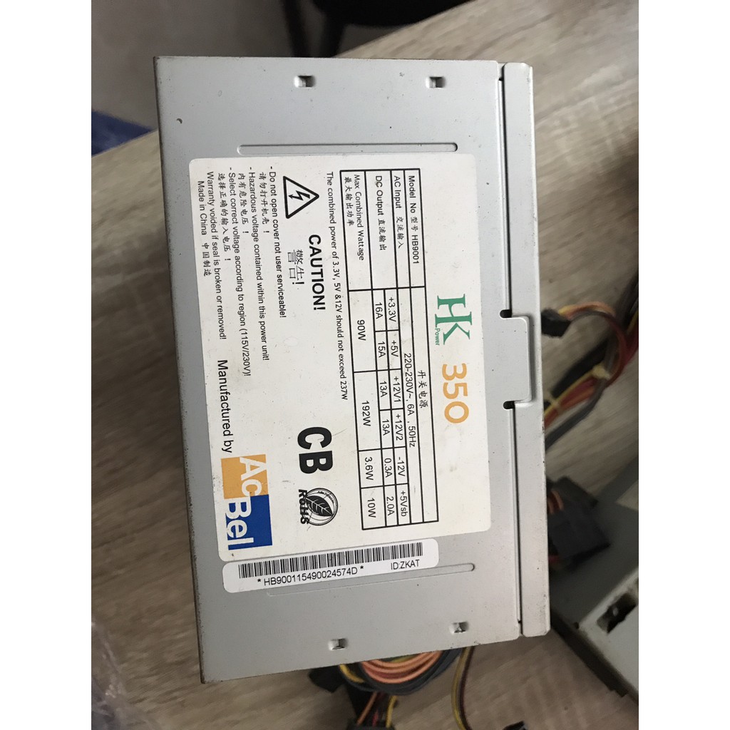 Nguồn Acbel 350W HK/ ATX  fan 8