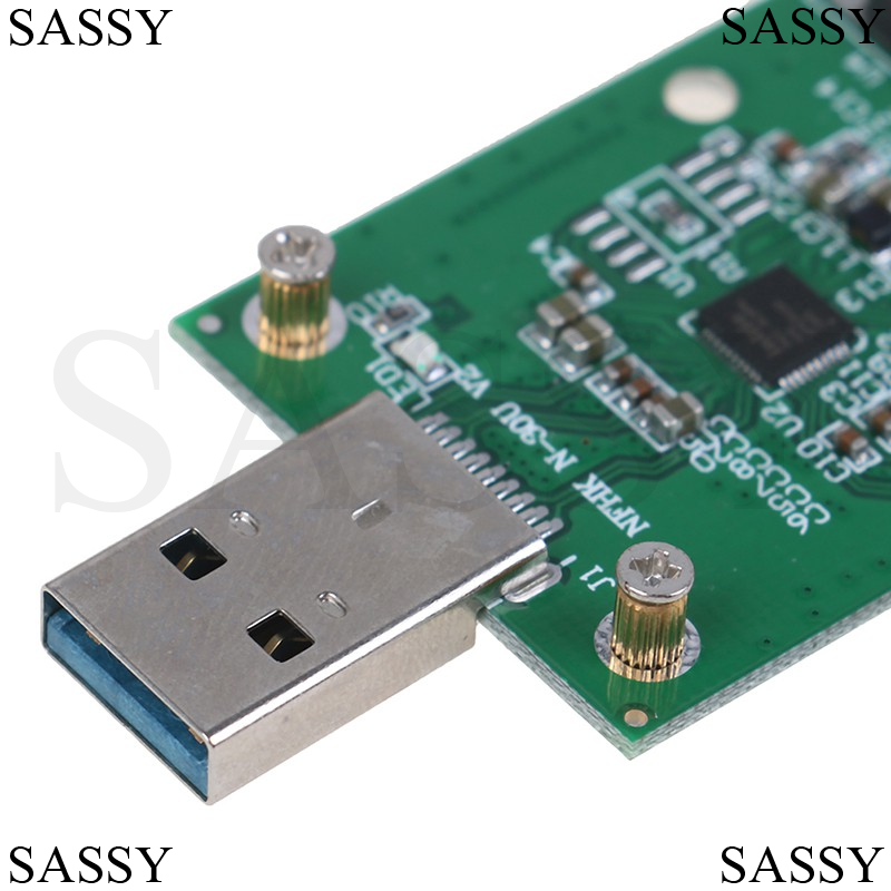 Dụng cụ chuyển đổi Mini USB 3.0 sang PCIE mSATA SSD ngoài thẻ PCBA | BigBuy360 - bigbuy360.vn