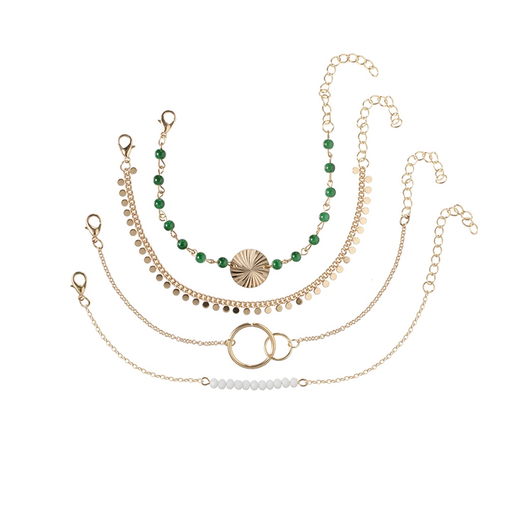 Set 4 Vòng Tay Kim Sa Thời Trang Cho Nữ