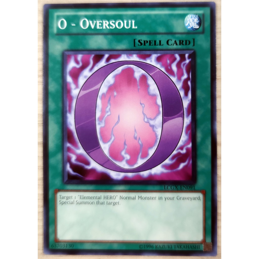 [Thẻ Yugioh] O - Oversoul |EN| Common (GX)