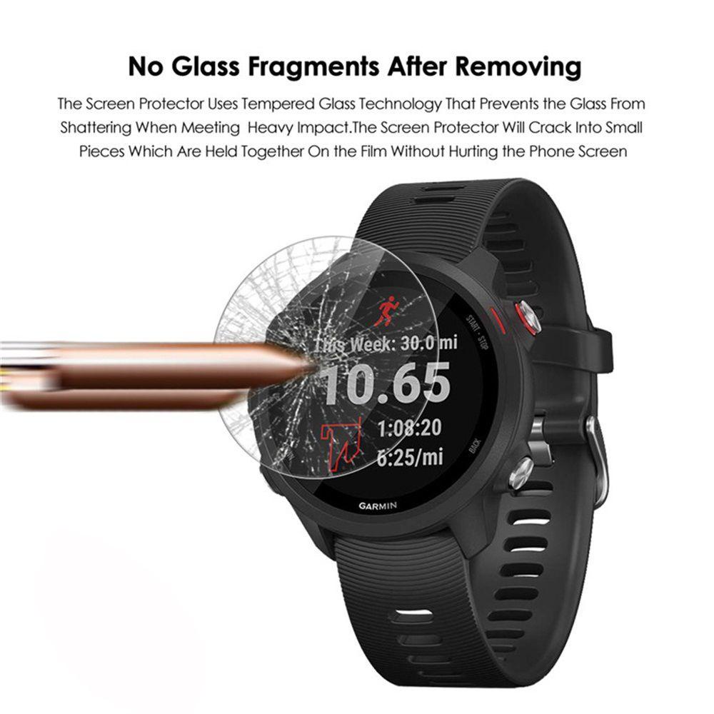 Kính Cường Lực Trong Suốt Cong 2.5D Cho Garmin Forerunner 245M / 245