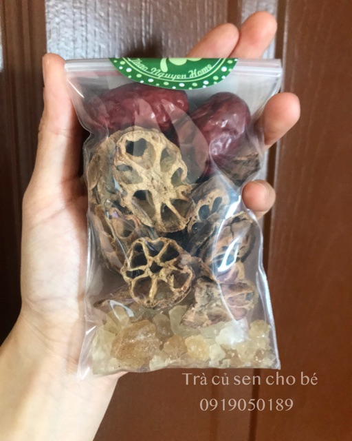 Trà sen giảm ho cho bé (gói dùng thử)