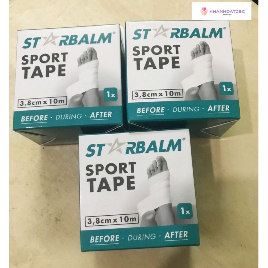 Băng vải thể thao STARBALM SPORTS TAPE  bảo vệ và hỗ trợ khớp