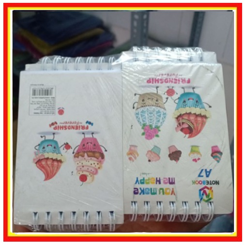 -Sổ Lò Xo A7 Pgrand  trắng đẹp