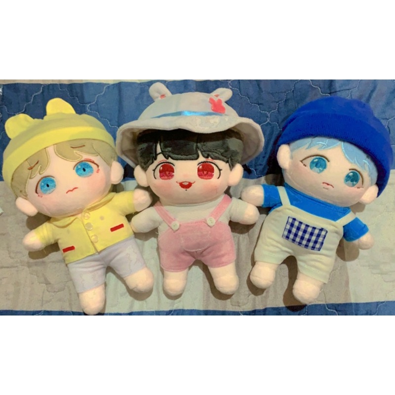 SẴN Búp Bê Doll 20cm nhiều mẫu gấu bông đồ chơi không thuộc tính idol kpop thú nhồi bông bé trai gái outfit baby