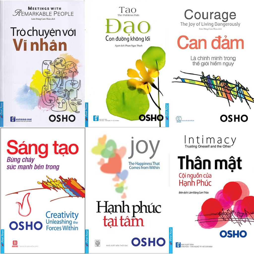 Sách - Combo 5 Cuốn Osho [First News]