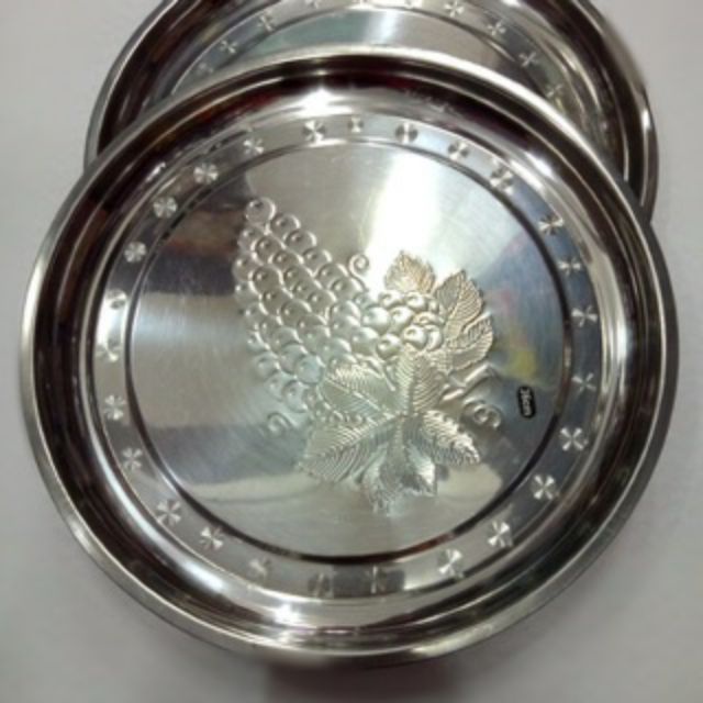 1 khay inox tròn 36cm