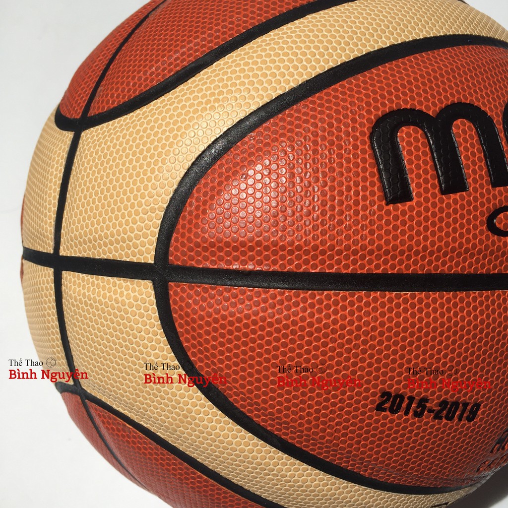 Bóng rổ Molten FIBA GG7X size 7 da PU chơi indoor, outdoor TẶNG kim bơm + túi lưới, banh đẹp bền bám tay tốt da mềm nhồi