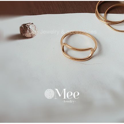Nhẫn nữ MEE nhẫn vintage bản mỏng cá tính  - R3503