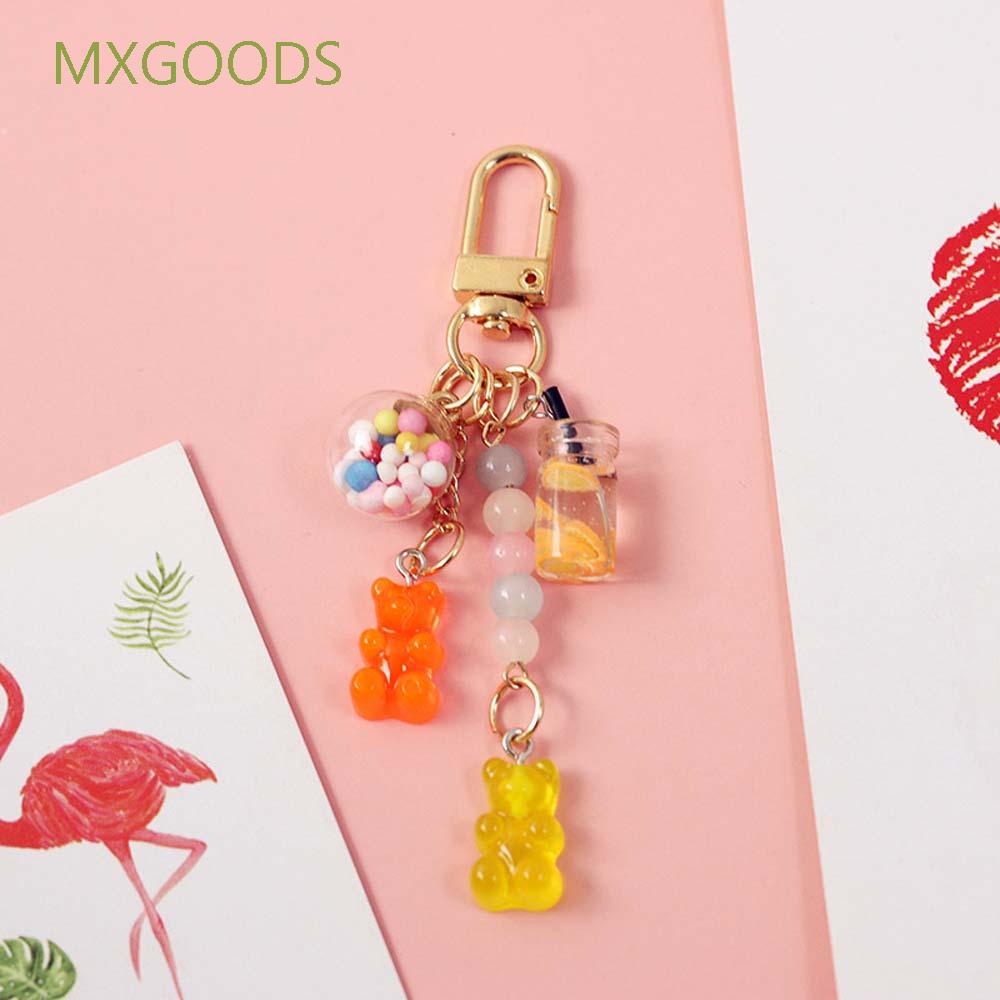 Móc Chìa Khóa Hình Gấu Bằng Acrylic Nhiều Màu Dễ Thương Cho Nam Và Nữ