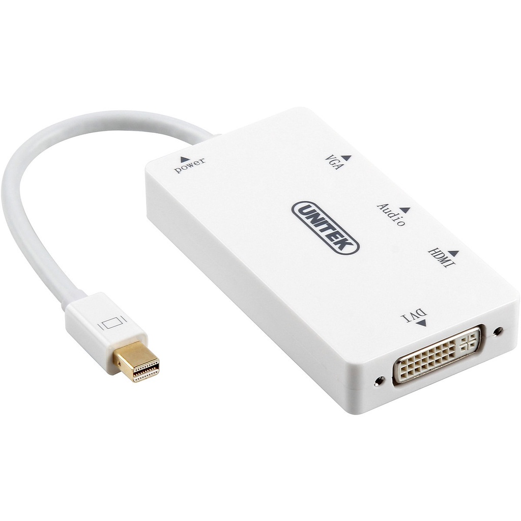 Cáp chuyển mini DP to HDMI VGA DVI - Unitek 6354