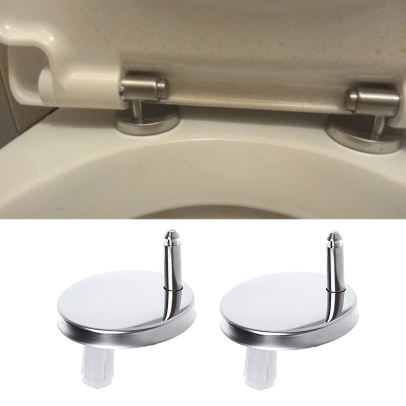 Set 2 bản lề nắp bồn cầu tháo gỡ nhanh tiện dụng