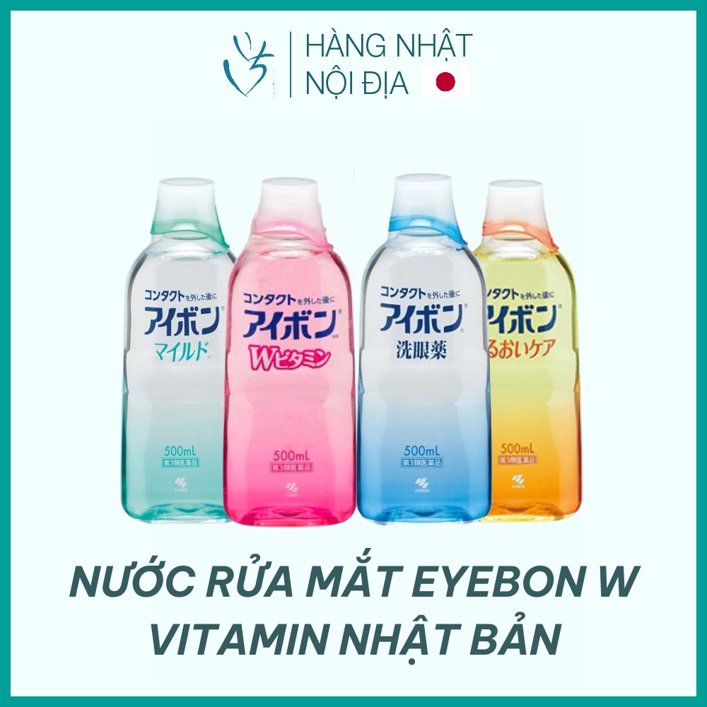 Nước rửa mắt Eyebon W Vitamin Nhật Bản 500ml