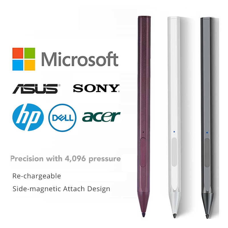 Bút Cảm Ứng  stylus pen Surface pen Từ Tính 4096  Cho Microsoft Surface Pro 3/4/5/6 book 1/2 go