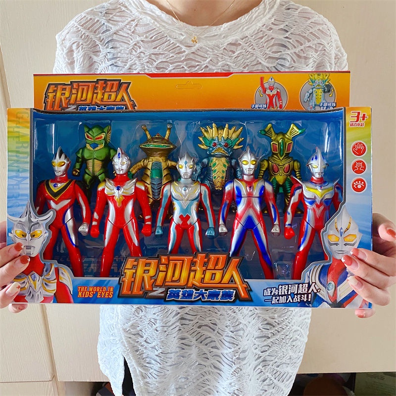 12 Bộ Ultraman Tượng Hình Đồ Chơi Nhân Vật Hành Động Bộ Sưu Tập Đồ Chơi Cho Trẻ Em Bé trai Cực Người Mainan Budak Lelaki