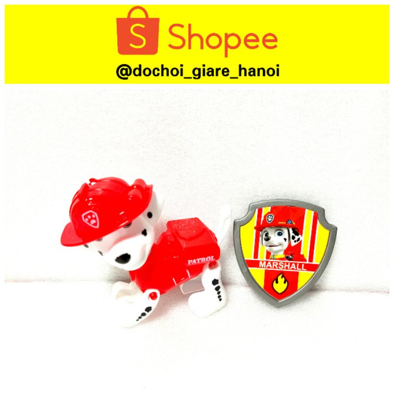 đồ chơi Chó Cứu Hộ Paw Patrol Kèm Huy Chương, Gặm Xương.