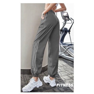 💥Quần jogger dù co giãn S 3 sọc