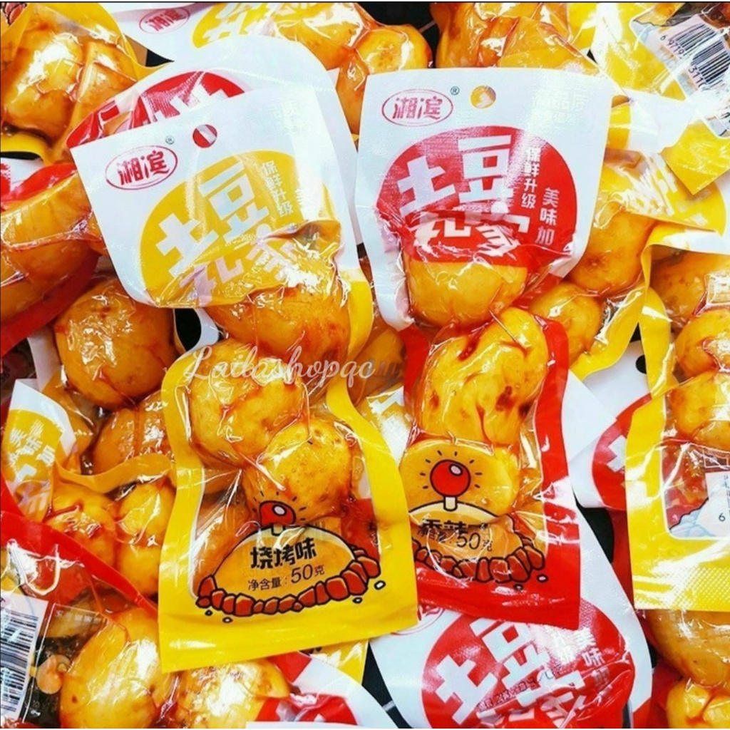KHOAI TÂY NƯỚNG CAY TÊ TỨ XUYÊN KHOAI TÂY TẨM VỊ ĂN VẶT ĐỒ ĂN VẶT