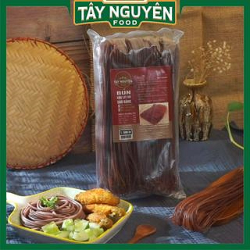 Bún Gạo Lứt Đỏ Eat Clean 500gr - Tây Nguyên Food