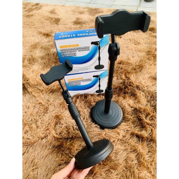 Giá đỡ điện thoại livestream xem video chụp hình - xoay 360 độ