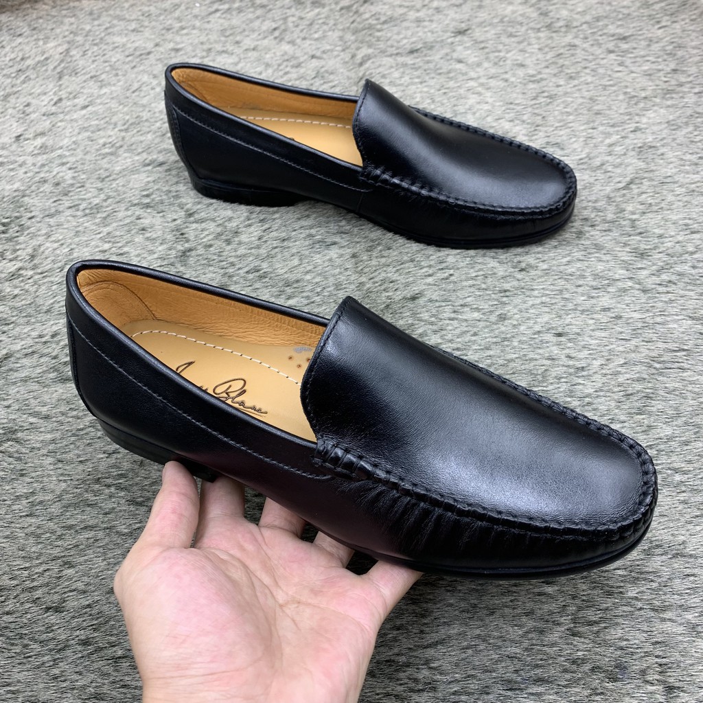 Giầy lười nam công sở da bò đế phíp nhập khẩu, giầy nam công sở lịch lãm sang trọng