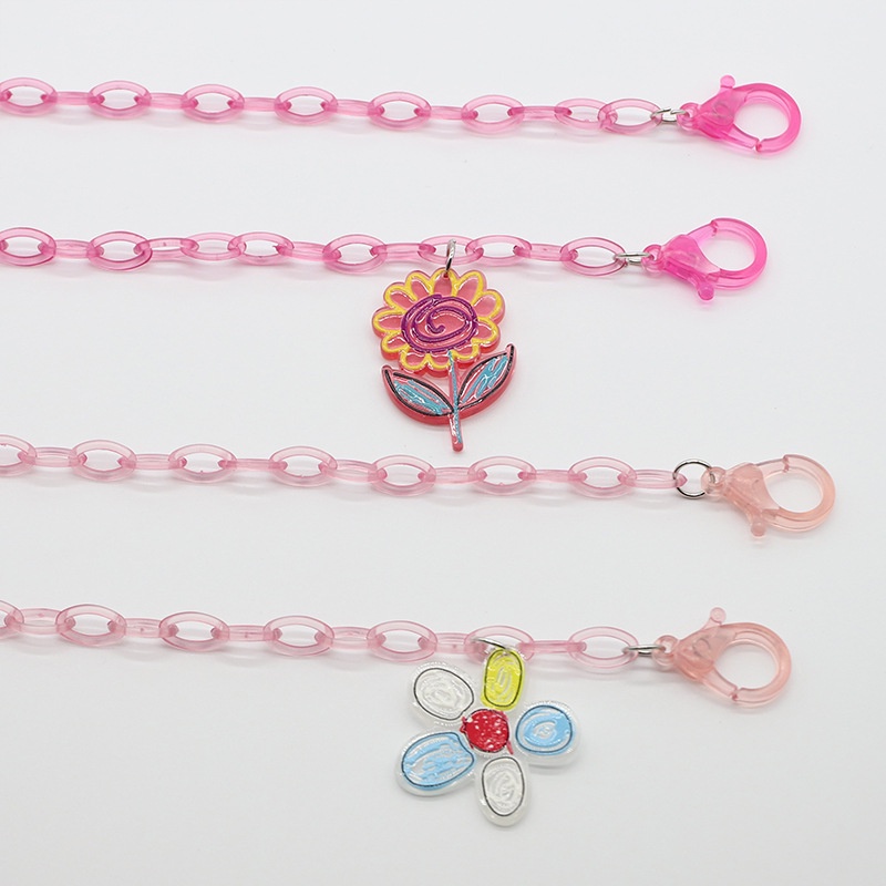 Dây đeo khẩu trang acrylic màu sắc kẹo ngọt - UniLabel
